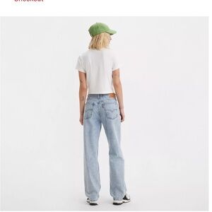NWT Levi’s low pro Charlie glow up - medium wash size 28